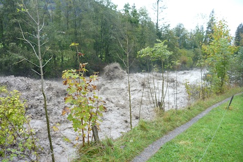 Hochwasser Kander 2011