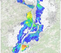 Überflutungsmodellierung des Alpenrheins für das Szenario EHQ, Projekt Rhesi