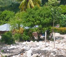 Le village de Fierville-bas a été submergé par les crues. Plusieurs maisons ont été entièrement détruites.  